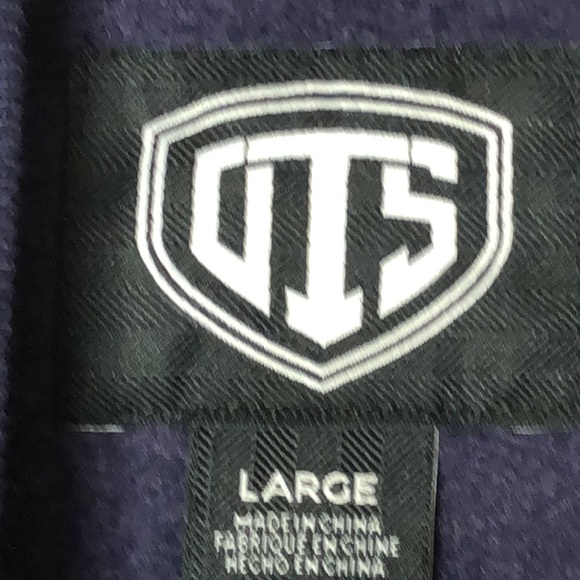 NWT Seattle Seahawks Womens OTS 1/4 zip Fleece Foil Navy NFL Team Apparel LARGE - Picture 2 of 9